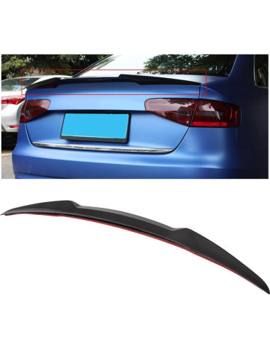 Alerón Trasero de Fibra de Carbono ECCPP para Audi A4/S4 2017-2020