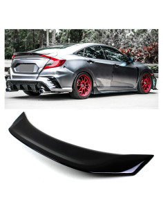 Alerón Duckbill V3 Brillante Cuztom Tuning para Honda Civic 2016-2019