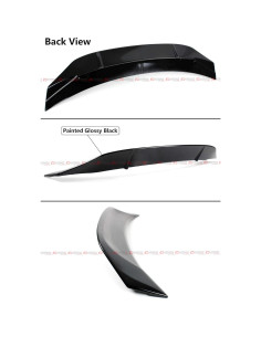 Alerón Duckbill V3 Brillante Cuztom Tuning para Honda Civic 2016-2019 2