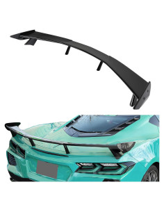 Alerón Trasero HECASA Negro Brillante para Chevrolet Corvette C8 2020-2024