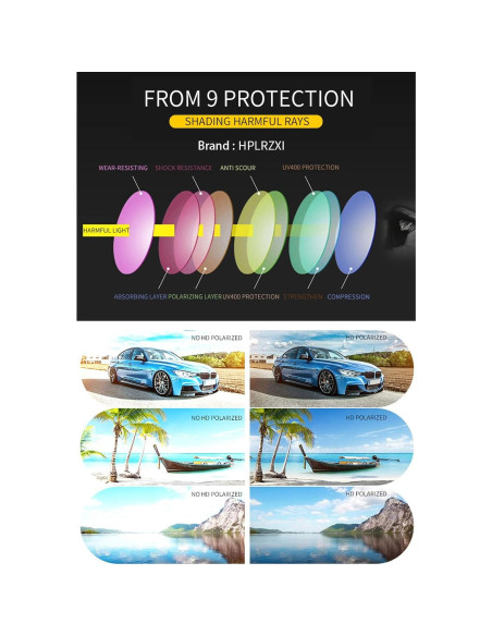 3 Pares de Gafas de Sol Deportivas UV400 para Ciclismo