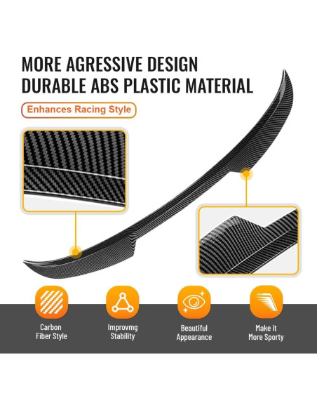 Alerón Trasero LIRU para Ford Fiesta ST-Line 2008-2017 ABS