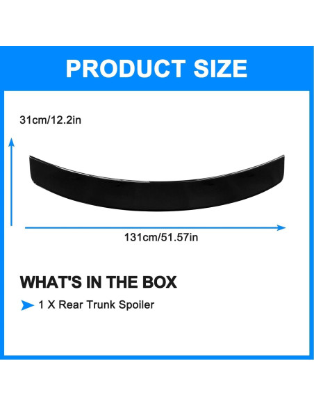 Alerón Trasero Chrysler 300 300C 300S 2011-2023 ABS