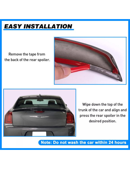 Alerón Trasero Chrysler 300 300C 300S 2011-2023 ABS