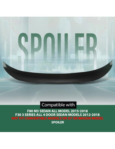 Alerón Trasero para Maletero BMW F80 M3 y F30 2012-2018