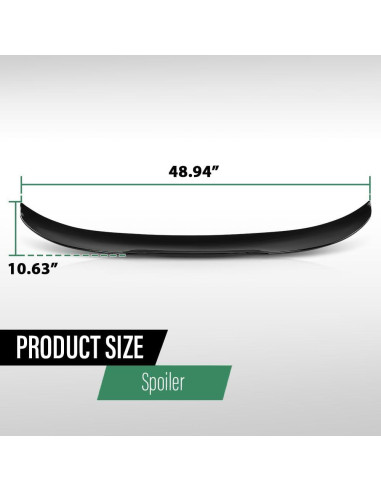 Alerón Trasero para Maletero BMW F80 M3 y F30 2012-2018