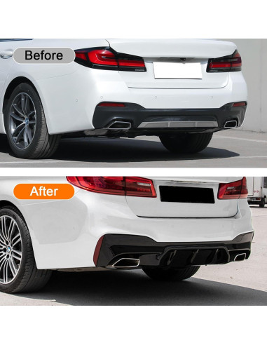 Difusor Trasero BMW Serie 5 G30 G31 G38 2017-2023 M Sport