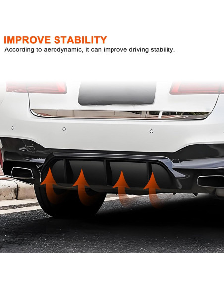 Difusor Trasero BMW Serie 5 G30 G31 G38 2017-2023 M Sport