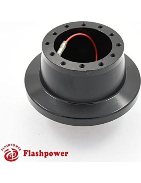 Adaptador de Volante Flashpower Negro 6 Tornillos para BMW E31 E34 E36