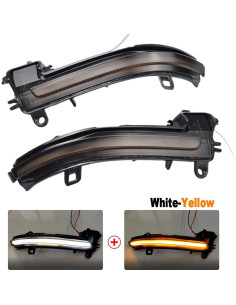 Luces de señal de giro LED dinámicas Hacreyatu para BMW 2