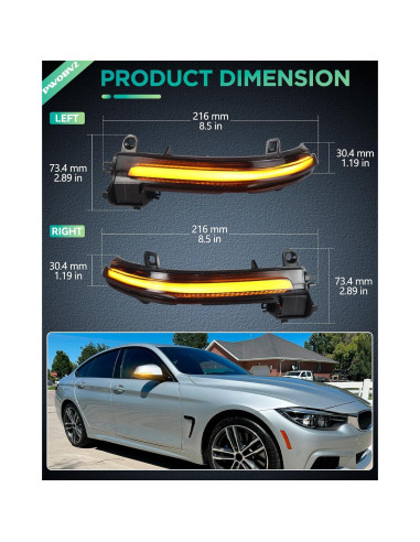 Luces de señal de giro secuenciales LED BMW F20 F21 F30 F32 F33