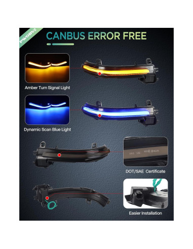 Luces de señal de giro secuenciales LED BMW F20 F21 F30 F32 F33