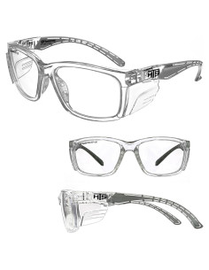 Gafas de Seguridad E60 Antivaho con Protectores Laterales