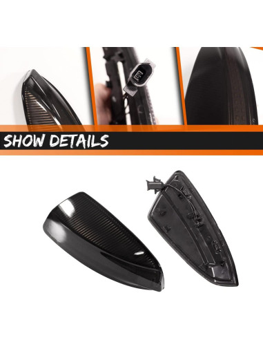 Luces LED Secuenciales para Espejo Lateral ADIIL ML W164 C63 AMG