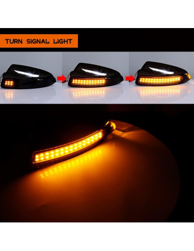 Luces LED Secuenciales para Espejo Lateral ADIIL ML W164 C63 AMG