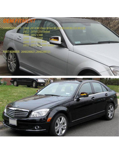 Luces LED Secuenciales para Espejo Lateral ADIIL ML W164 C63 AMG