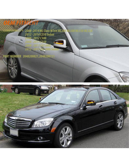 Luces LED Secuenciales para Espejo Lateral ADIIL ML W164 C63 AMG