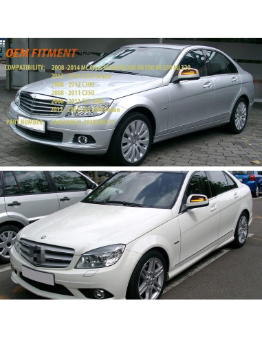 Luces LED Secuenciales para Espejo Lateral ADIIL ML W164 C63 AMG