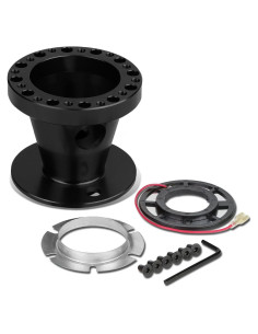 Adaptador de Cubo de Volante 6 Agujeros Auto Dynasty Negro