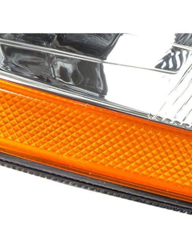 Faros LED DNA MOTORING para Honda Accord 98-02 Cromo/Ámbar