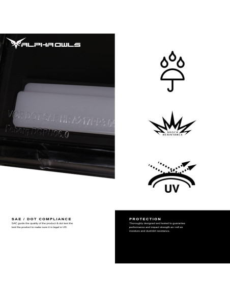 Faros LED Secuenciales Alpha Owls 8711828 para Dodge Ram 2009-2023