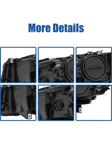 Faros Delanteros Derecho IOENC para BMW Serie 5 2011-2013