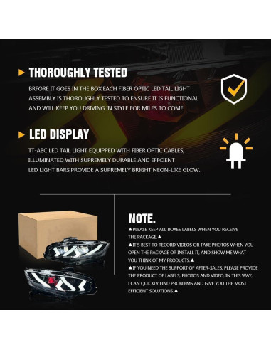 Faros LED COOLCMP para Honda Civic 2016-2021 con Animación Azul