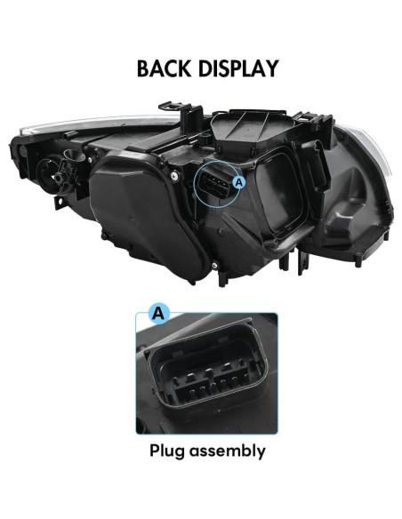 Faros Frontal BMW Serie 3 E92 E93 328i 335i Xenón 2011-2013