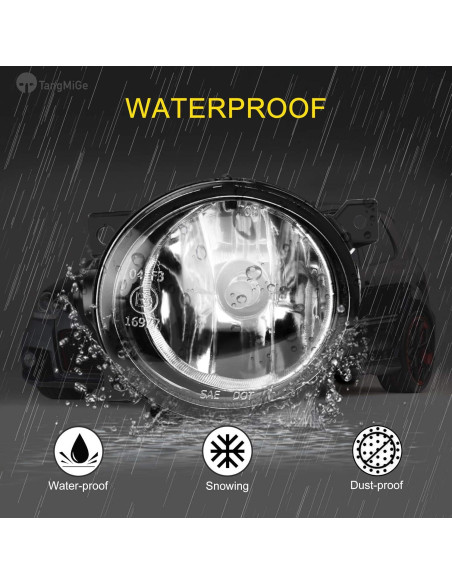 Luces Antiniebla TangMiGe para Volkswagen GTI/Jetta 2006-2010