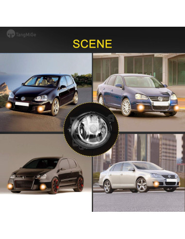 Luces Antiniebla TangMiGe para Volkswagen GTI/Jetta 2006-2010