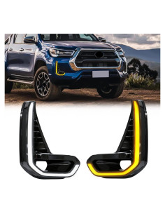 Luces de Circulación Diurna LED VGETTING para Toyota Hilux Revo 2020-2022