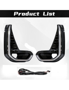 Luces de Circulación Diurna LED VGETTING para Toyota Hilux Revo 2020-2022 2