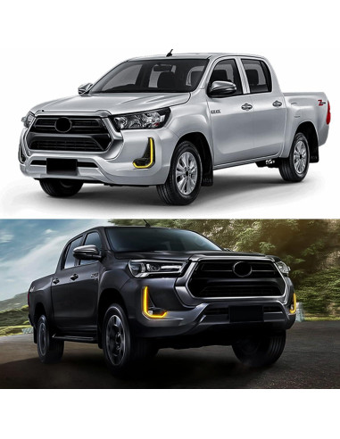 Luces de Circulación Diurna LED VGETTING para Toyota Hilux Revo 2020-2022
