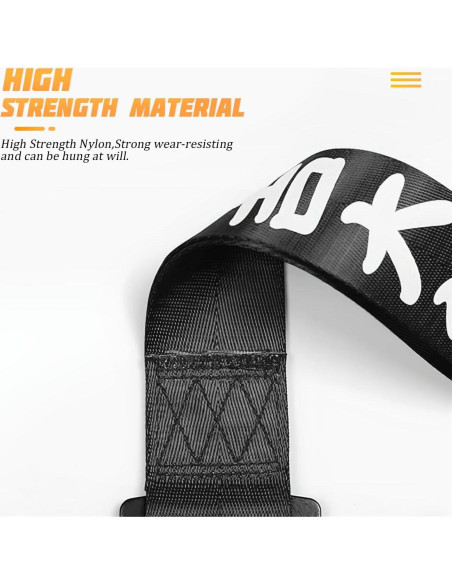 Correa de Remolque AICEL Nylon 28.4x5.1cm Negro Decorativa