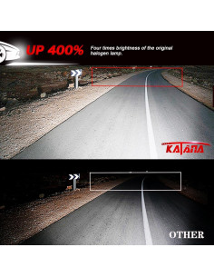 Bombillas de Luz de Niebla KATANA 9005 HB3 400% Brillo 6500K 2