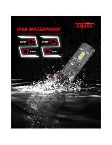 Bombillas de Luz de Niebla KATANA 9005 HB3 400% Brillo 6500K