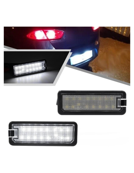2 Luces de Placa de Licencia LED Mingrui para VW y Seat