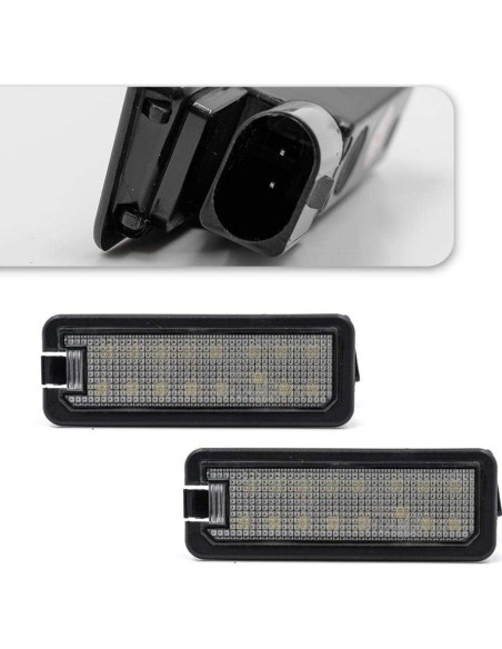 2 Luces de Placa de Licencia LED Mingrui para VW y Seat