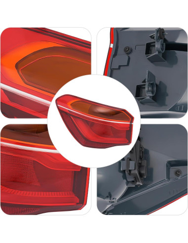 Luz Trasera LED Izquierda LNUJIUN para BMW X1 2016-2019