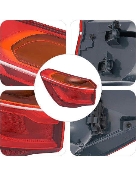 Luz Trasera LED Izquierda LNUJIUN para BMW X1 2016-2019