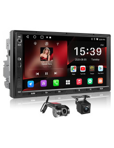 Estéreo Doble Din Android A5L 7" 2+32GB con Cámaras 1080P