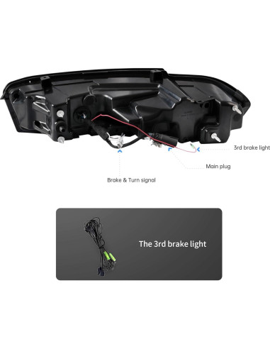 Luces Traseras LED YUANZHENG para Chevy Camaro 2019-2024