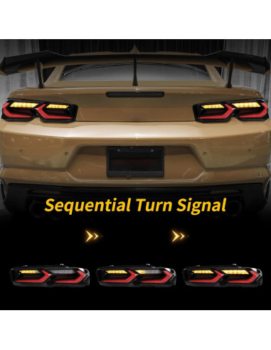 Luces Traseras LED YUANZHENG para Chevy Camaro 2019-2024