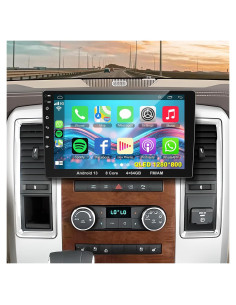 Estéreo Doble Din Electrosmart 9" QLED Android 13 GPS Bluetooth