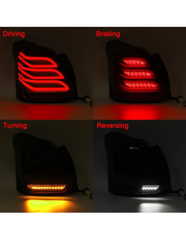 Luz Trasera LED Dreamseek para Suzuki Swift A2L 2017-2023