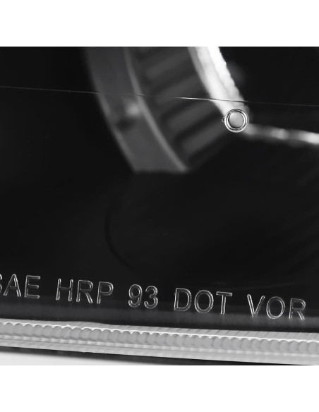 Faros Proyector Negro SPEC-D LHP-PL97JM-RS para Honda Prelude 1997-2001