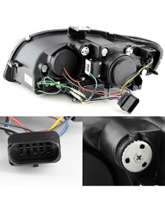 Faros Proyector AKKON para Audi A4 2006-2008 con LED DRL 2