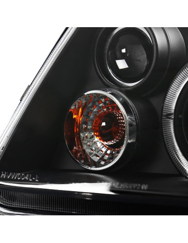 Faros LED y Luces Traseras Negras Brillantes SPEC-D Jetta 1999-2005