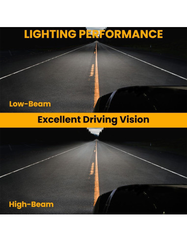 Faros Proyector LED Spec-D Tuning Negro Brillante Humo para Mitsubishi Eclipse 2006-2008