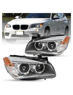 Faros Xenón JSBOYAT para BMW X1 2013-2015, DRL LED